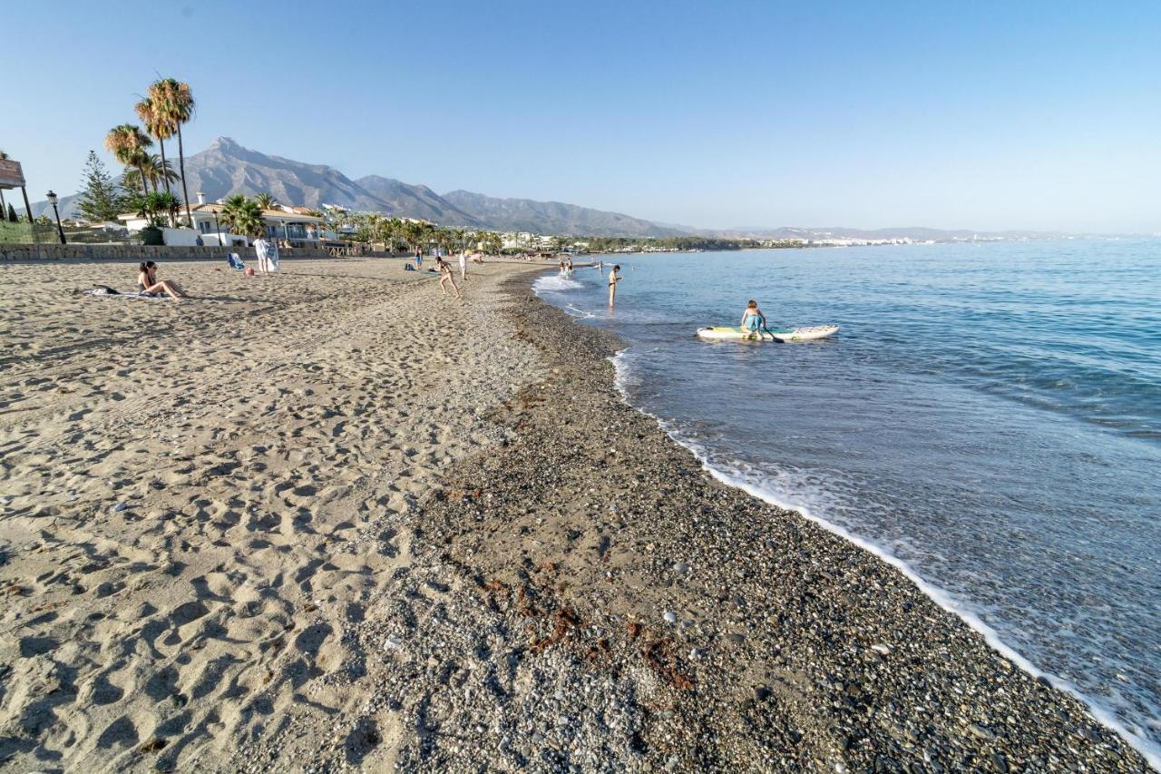 Pr45- Beach Front Apartment Puerto Banus 马尔韦利亚 外观 照片