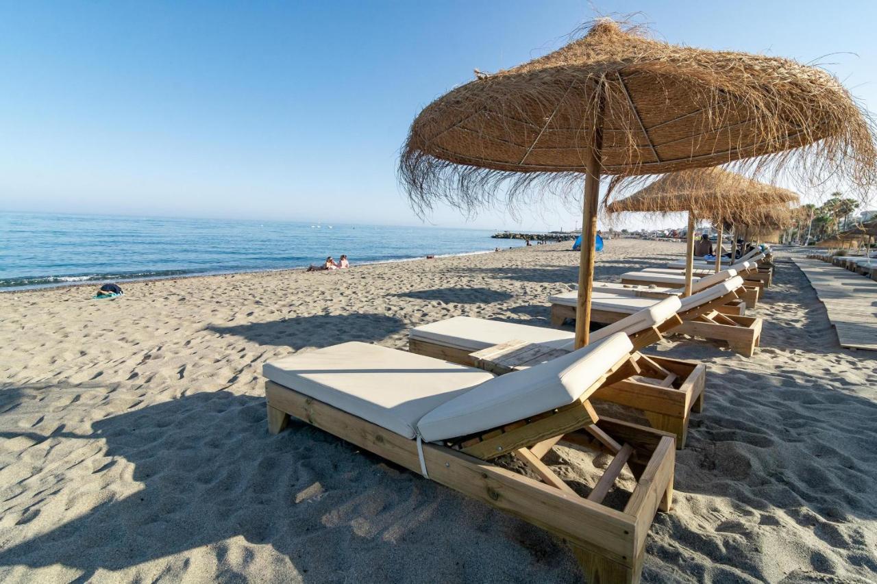 Pr45- Beach Front Apartment Puerto Banus 马尔韦利亚 外观 照片